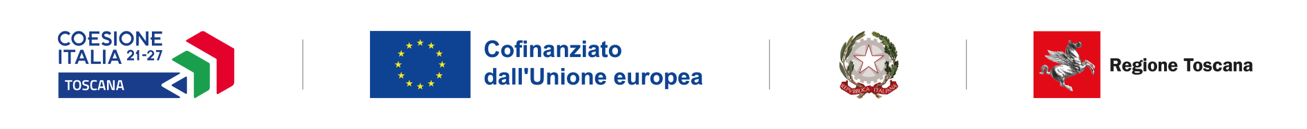 Coesione Italia 21-27 Toscana · Cofinanziato dall’Unione europea · Repubblica Italiana · Regione Toscana